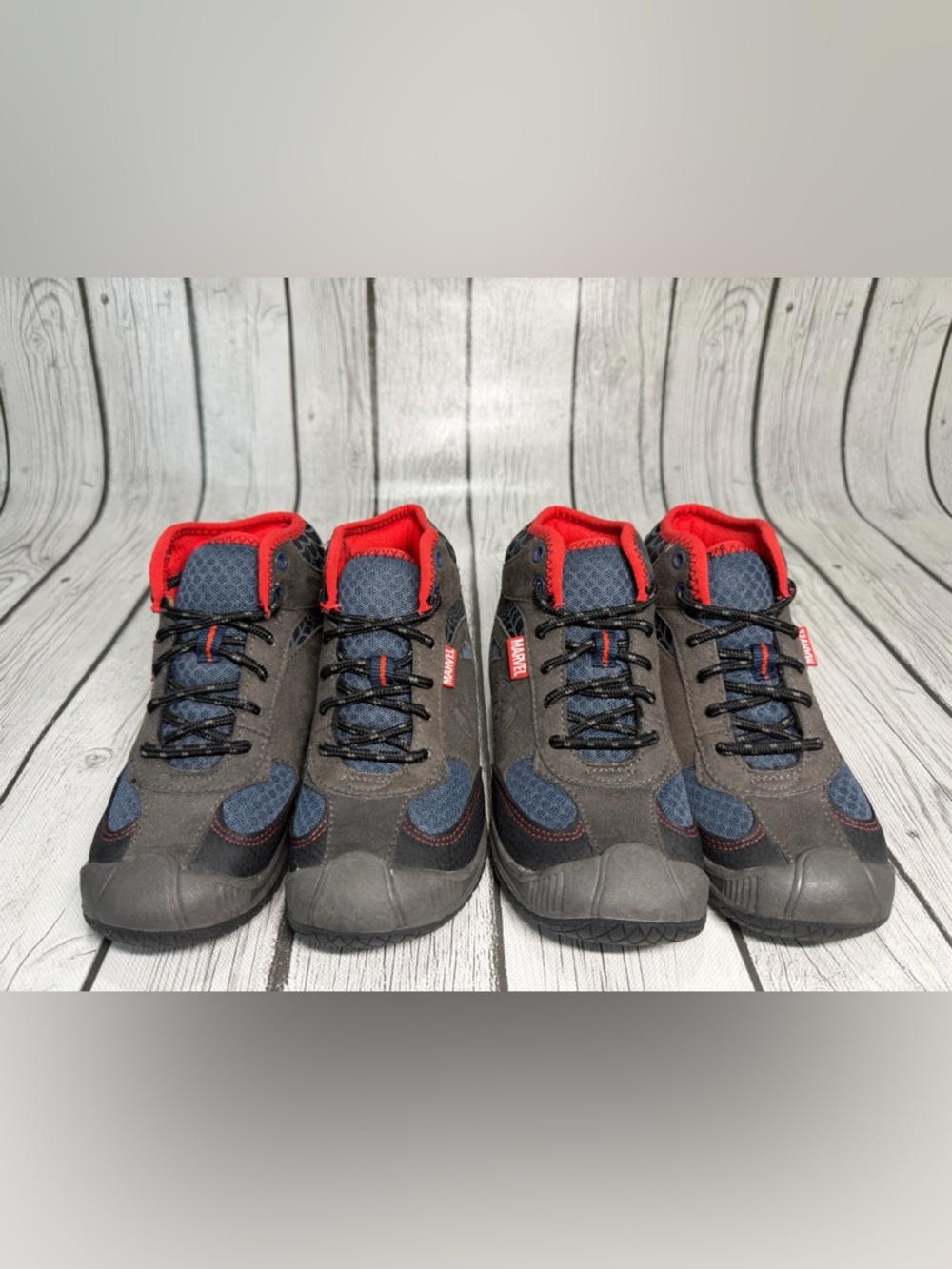 Marvel Spiderman Boys Hiking Boots
Youth Size 13 Red Black No‎ Box 2 Pairs